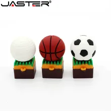 JASTER usb флеш-накопитель Футбол Баскетбол Гольф USB 2,0 флеш-карта памяти, Флеш накопитель 4 ГБ 16 ГБ 32 ГБ 64 ГБ модный подарок для мальчика