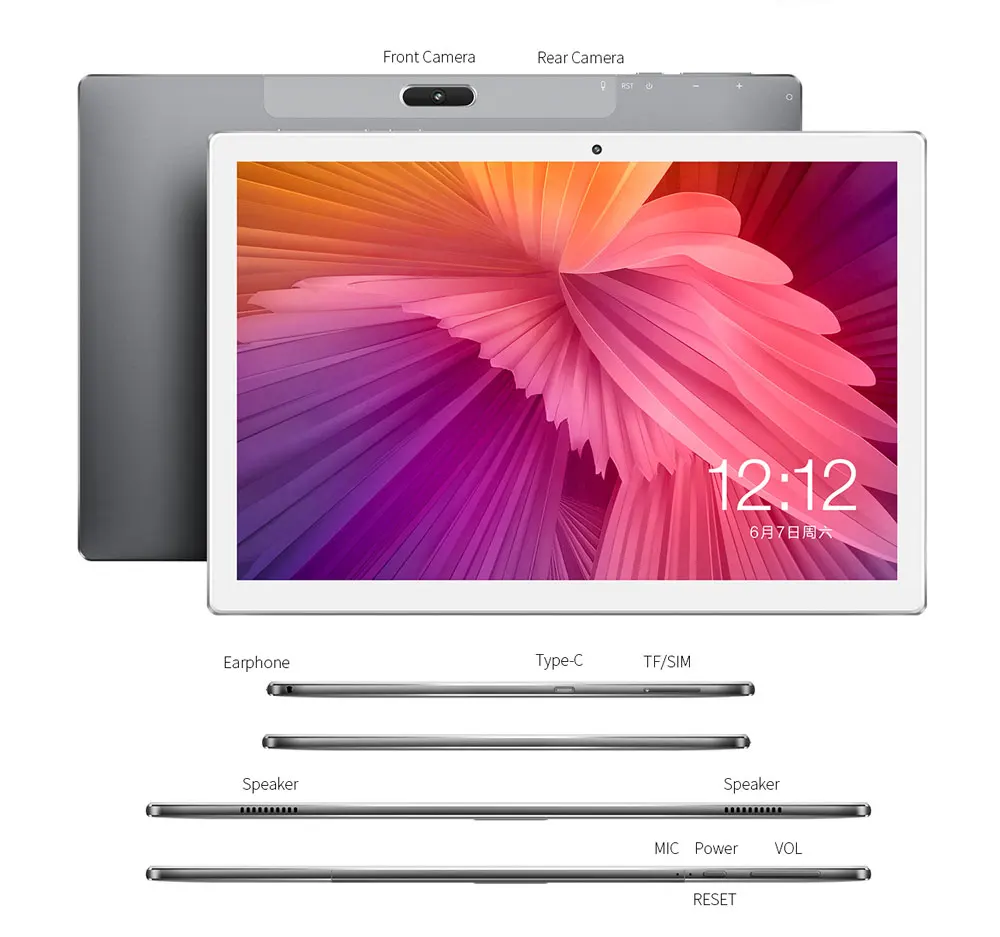  Teclast M30 10.1 Inch 4G Android 8.0 MT6797X ( X27 ) 1.4GHz Decore CPU 3GB RAM 64GB ROM 5.0MP+2.0MP