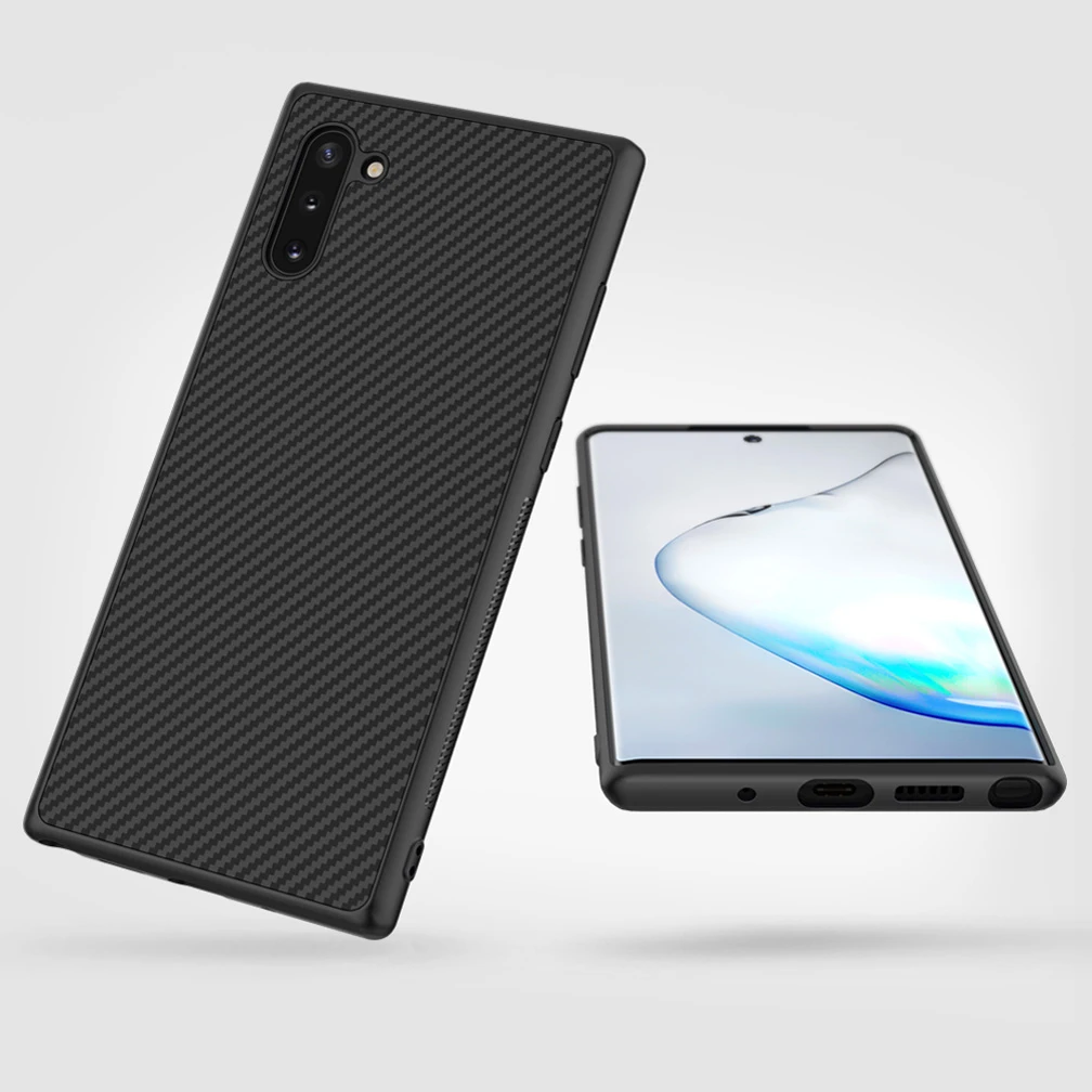 For Samsung Galaxy Note 10+ Pro Case Nillkin Synthetic Fiber Back Cover PC phone Case For Samsung Note 10 note 10 Plus 5G case