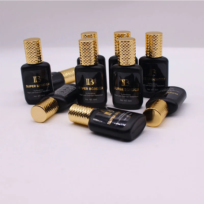 Cola de Cílios Kit de Secagem Garrafas Coreia Ibeauty Super Bonder Cola Primer Falso Cílios Extensão Rápida Longa Duração ib 5 8 5 garrafas coreia ibeauty super bonder cola