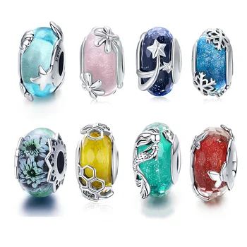 

Hot Sale Authentic 925 Sterling Silver CZ Spacer Stopper Bead Fit Original Design Bracelets For Women DIY Jewelry Making