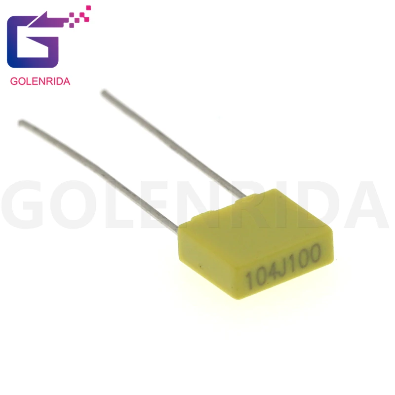 20 шт 100NJ100 коррекции конденсатор с алюминиевой крышкой 100V104J 100NF 0 1 мкФ 100V 104 104J