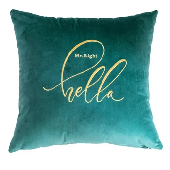 

Velvet Throw Pillow Cover Soft Home Cushion Cover 45x45cm Decorative Pillow Case Decoration Cushions For Living Room Sofa Car