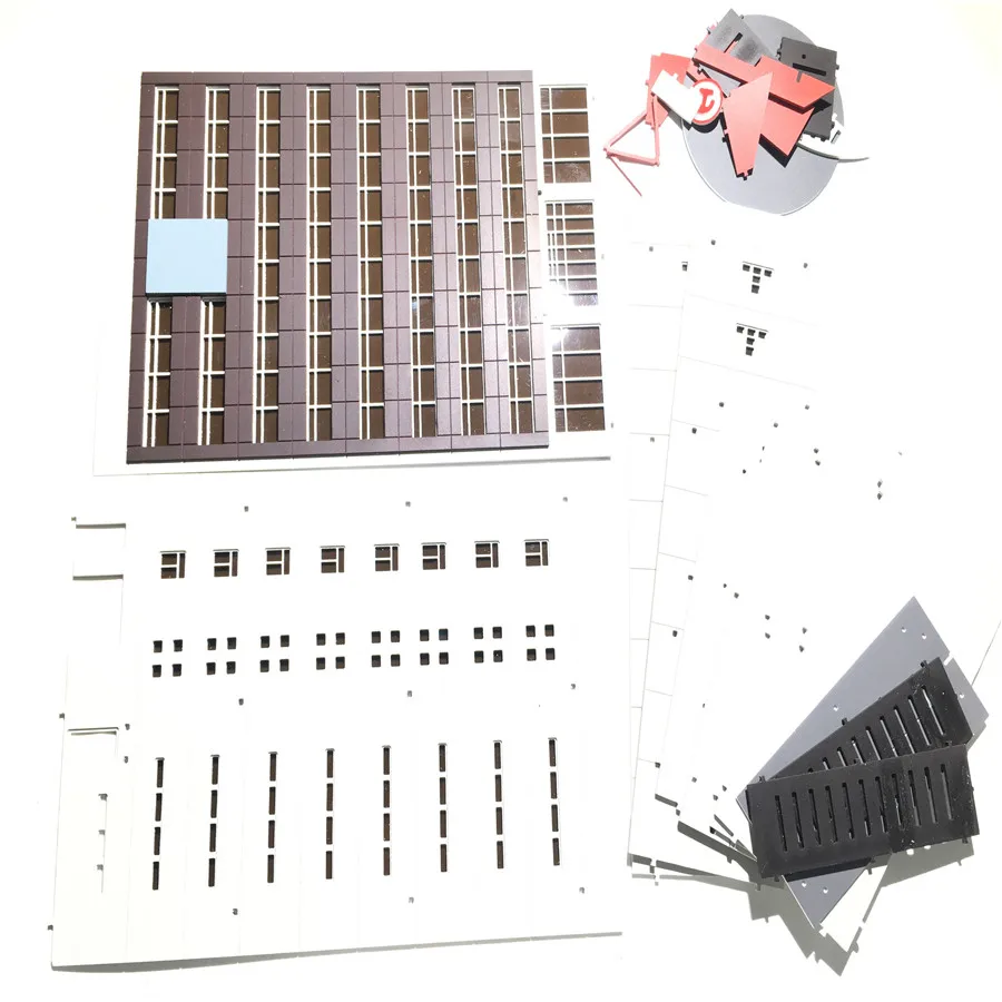 architecture model building ho train layout04_副本