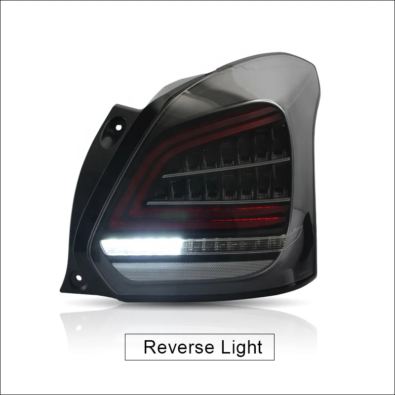 Автомобильный Стайлинг задний фонарь задние фонари для Suzuki Swift задний фонарь DRL+ Динамический сигнал поворота+ обратный+ светодиодный тормоз