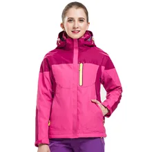 Зимняя куртка женские двухслойные куртки пальто с капюшоном зимняя верхняя одежда спортивный походный лыжный Кемпинг охотничья дорожная куртка