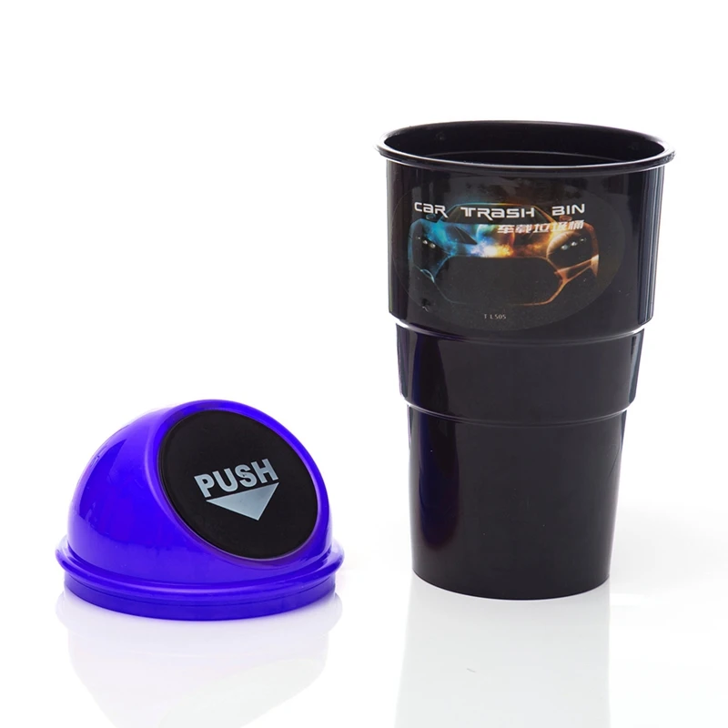 Car Mini Garbage Can Auto Creative Trash Can Vehicle Dust Holder Bin Box 4 Colors