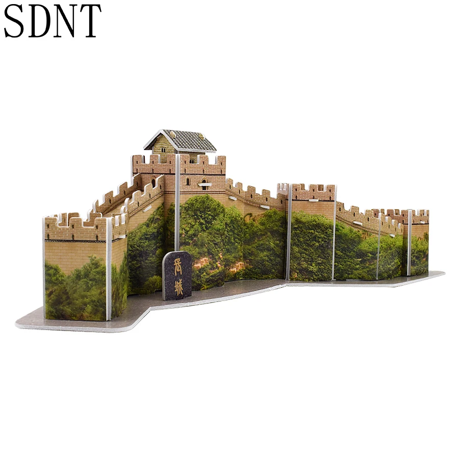 Набор моделей для строительства Великой стены 3D пазл мир аттракционы