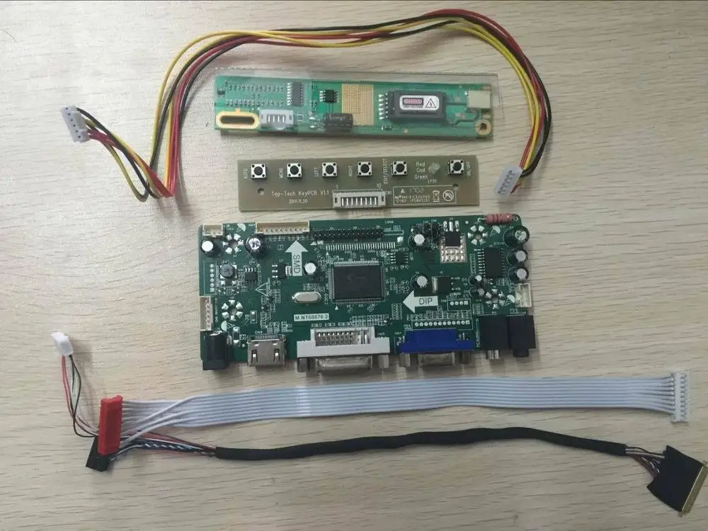 Latumab комплект драйвера платы контроллера lcd для LTN154X3-L06 HDMI+ DVI+ VGA M. NT68676