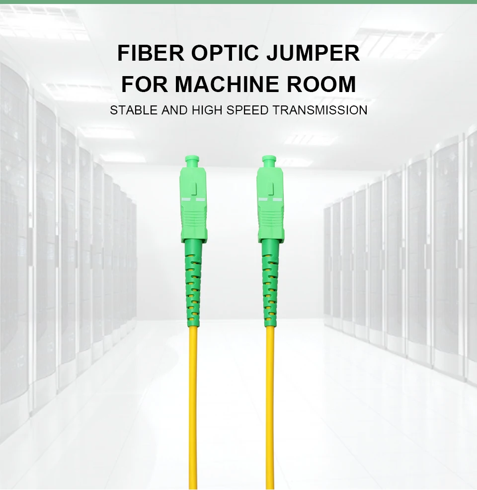Cabo de Ligação em Ponte Cabo de Remendo Apc para sc Pces 2.0 - 3.0mm Modo Simples Ftth Fibra Óptica 15 20 30m 5 sc Apc Pvc 3 5 pces sc apc para sc apc