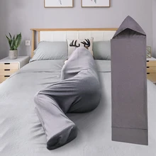 Couverture enveloppante douce à 360 °, tissu gris, sac de couchage de Camping, chaud et Portable, pour enfants et adultes