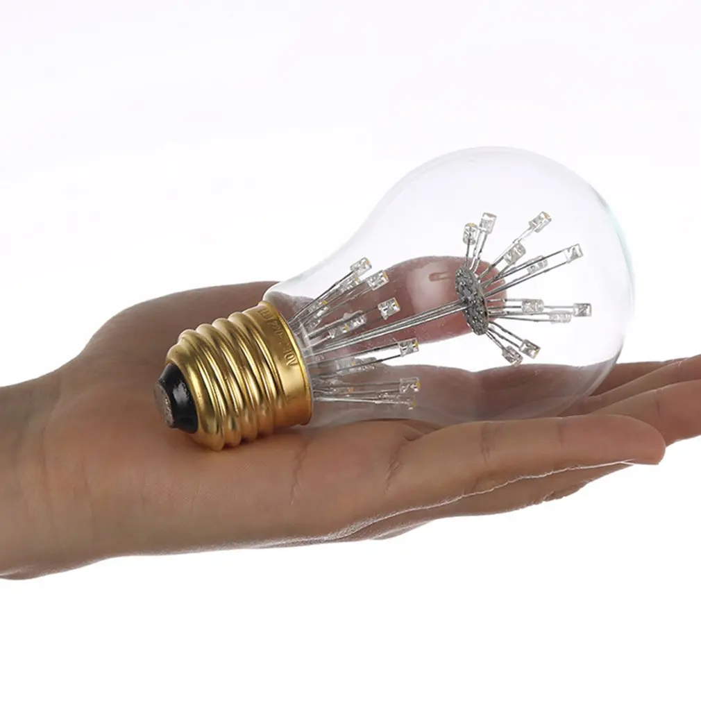 Antique Retro Vintage Led Stars Bulb E27 Incandescent Bulbs 2300K Squirrel-Cage Warm White Filament Bulb