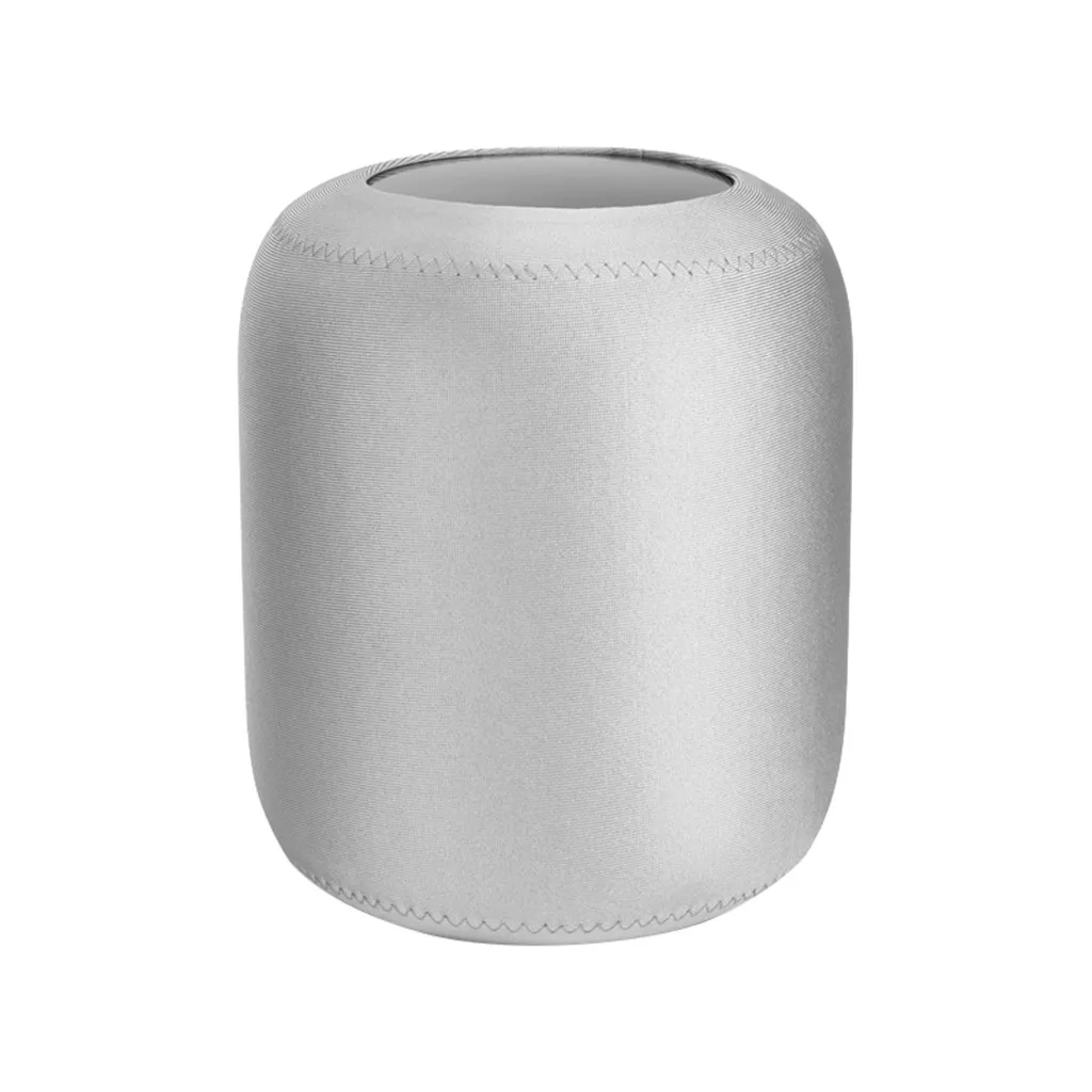 WH Чехол для динамика для Apple Home Pod фланелет защитный ультра тонкий чехол для Bluetooth динамика - Цвет: WH