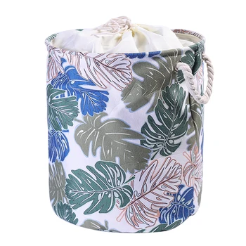 

INS Style Foldable Laundry Basket Storage Organizers Home Sundries Storage Dirty Clothes Laundry Basket 35X40cm Kids Toys Bucket