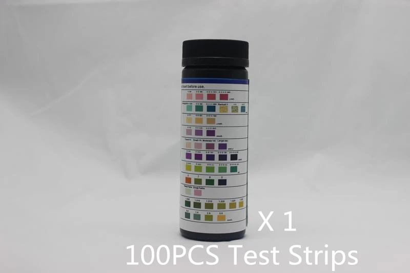 Анализатор мочи портативный тест мочи usb bluetooth(опция) BC401 800 шт тест-полоски - Цвет: 100PCS test strips