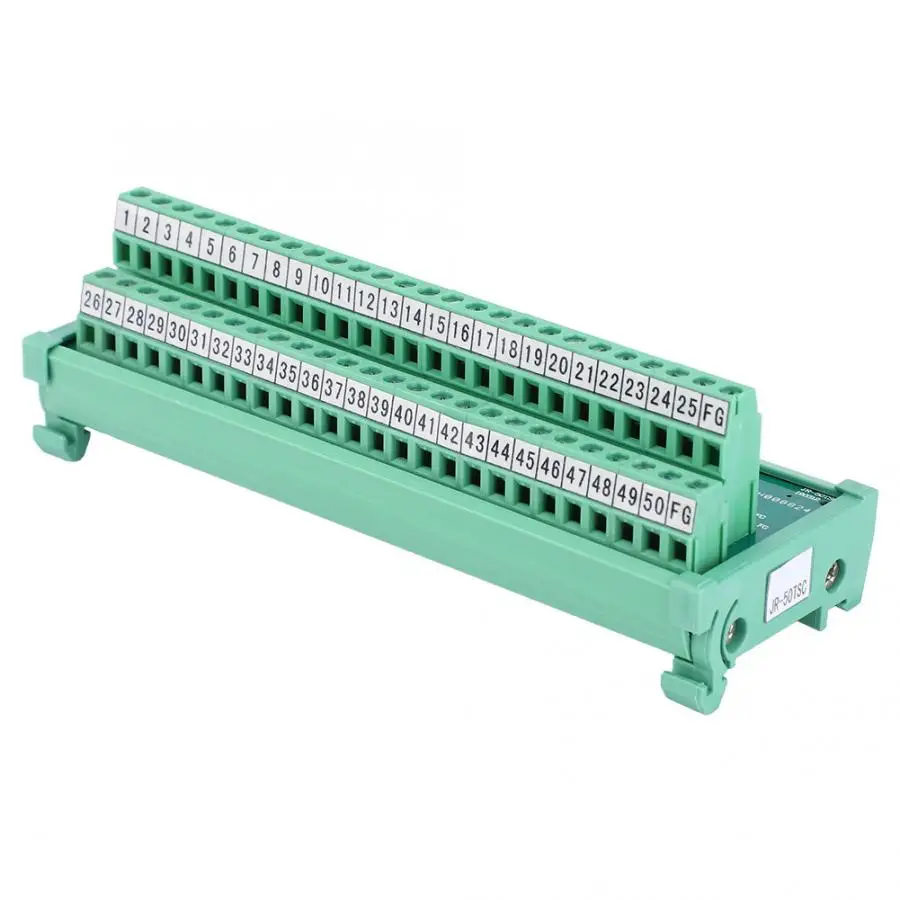 SCSI50 P ПЛК плата клеммный блок 35 мм плата адаптера сигнала ПЛК адаптер релейный модуль AWG 22-16
