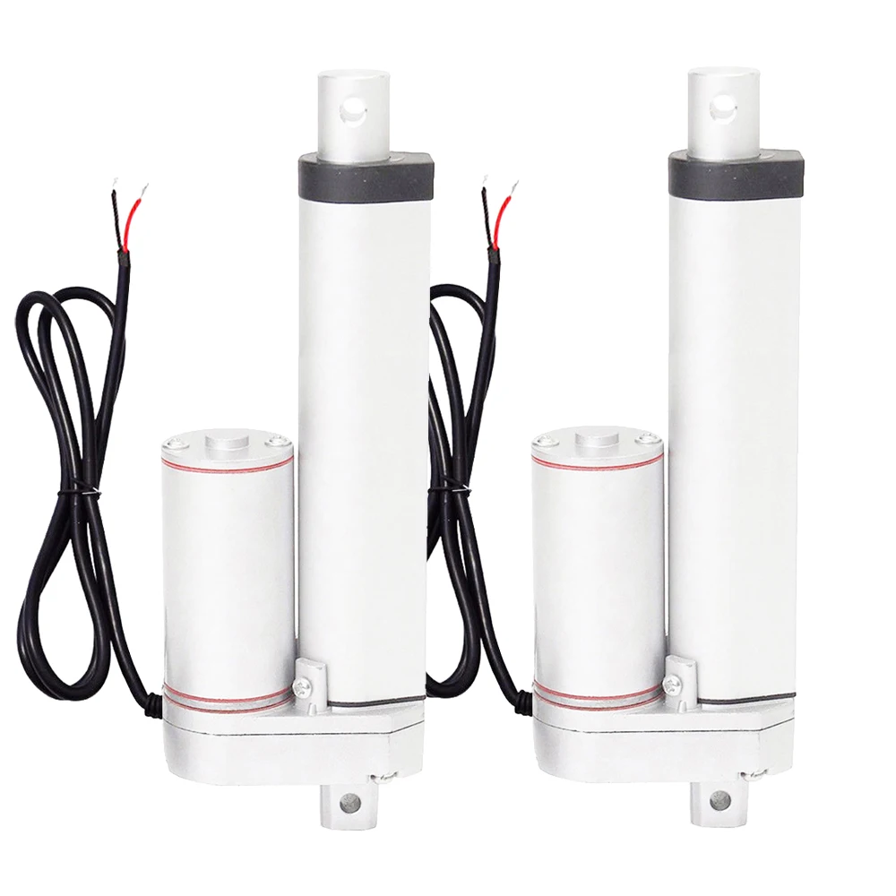 2pcs 150mm Stroke 12volt Dc Electric Linear Actuator,5.7mm/sec 1500n