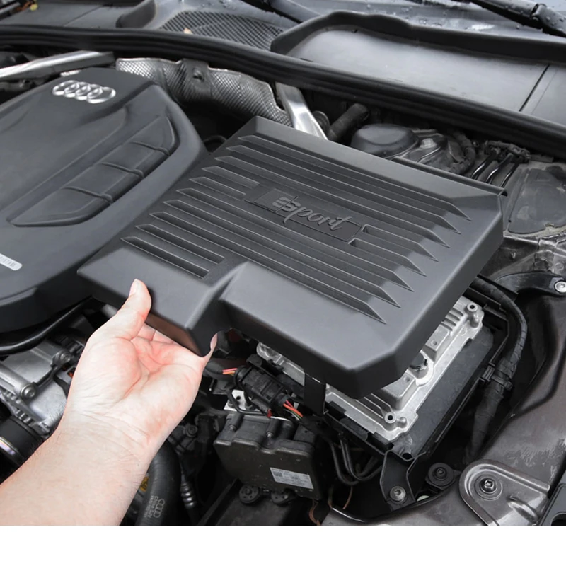 Lsrtw2017 Abs крышка двигателя автомобиля для Audi A4 A5 B9 защитные аксессуары для интерьера