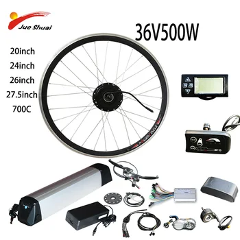 500w electric bike conversion kit with battery Clearance