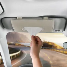 Автомобильный солнцезащитный мешок для бумажных полотенец, многофункциональное кожаное автомобильное подвесное сиденье, картонная коробка для салфеток, бумажная коробка для полотенец