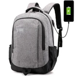 

Professional Men Business Backpack USB Charging Travel Waterproof Brand Laptop Bag School Backpack
