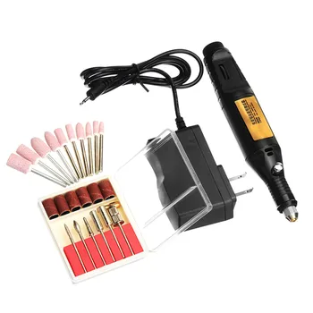 

27mm 60W 20000rpm Mini DIY Electric Drill Grinder Polishing Polisher Pen with 10 Grinding Heads Carving Rotary Tools
