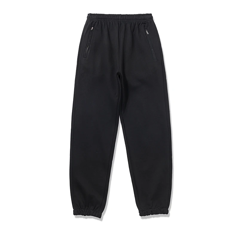 Kanye West Solid Drawstring Joggers Sweatpants Men and Women Baggy Zipper Pockets Harem Pants Oversize Casual Trousers | Мужская одежда