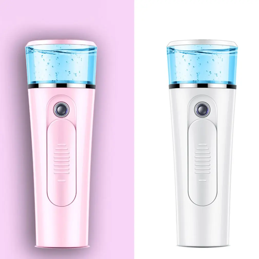 Portable USB Face Spray Beauty Instruments Mist Sprayer Facial Body Nebulizer Steamer Moisturizing Skin Care