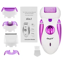 4 в 1 Многофункциональный перезаряжаемый электрический эпилятор для депиляции, бритва для удаления волос, триммер для удаления мозолей P39