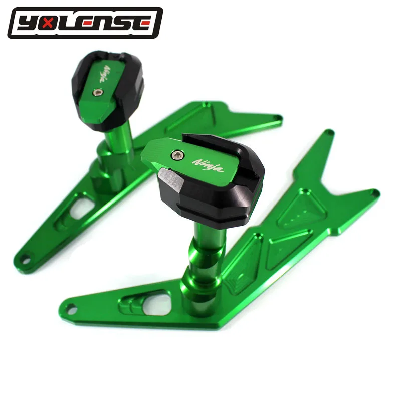 Для KAWASAKI NINJA250 NINJA300 NINJA 250 300 2013 2016 Мотоцикл CNC Рамка слайдер поломка защита от