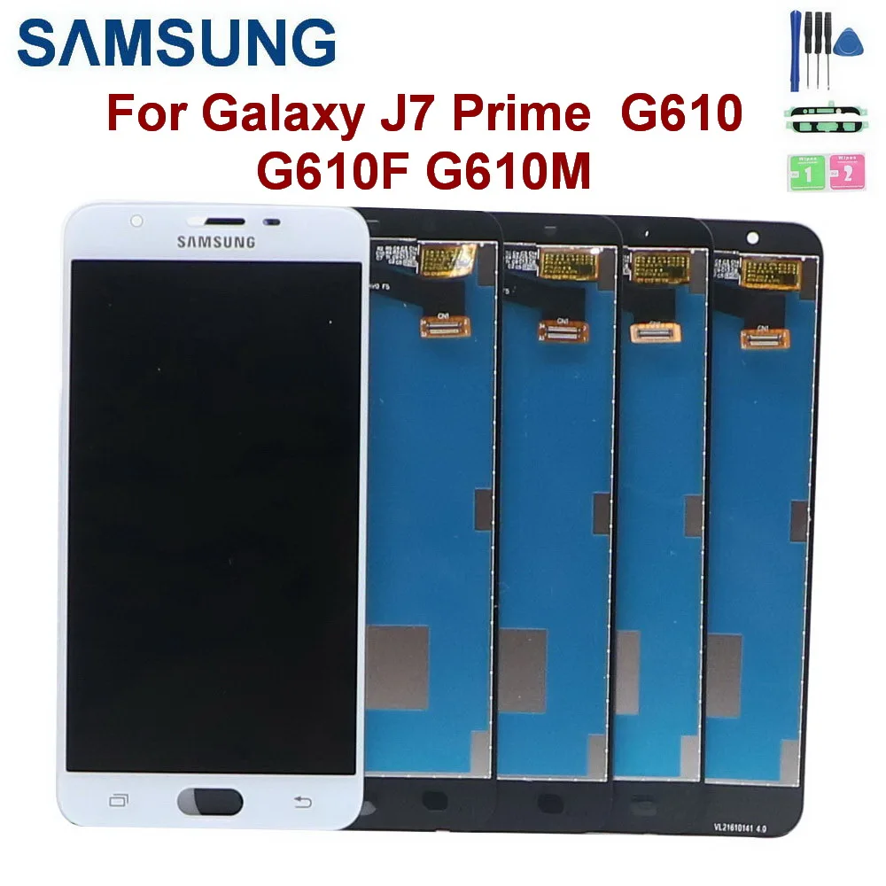 5 шт./лот J7P ЖК-дисплей для Samsung Galaxy J7 Prime 2016 G610 G610F G610M G610Y сенсорный экран дигитайзер