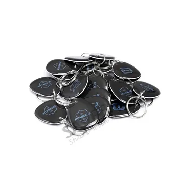 

HOMSECUR RU Stock 20pcs Epoxy PVC ID Tag/Card/Key/Keyfobs For Access Control ID Reader 125KHz