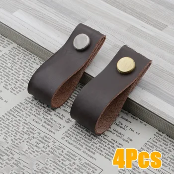 

Furniture Handles Replacement Imitation Leather Cabinet Doorknob Cupboard