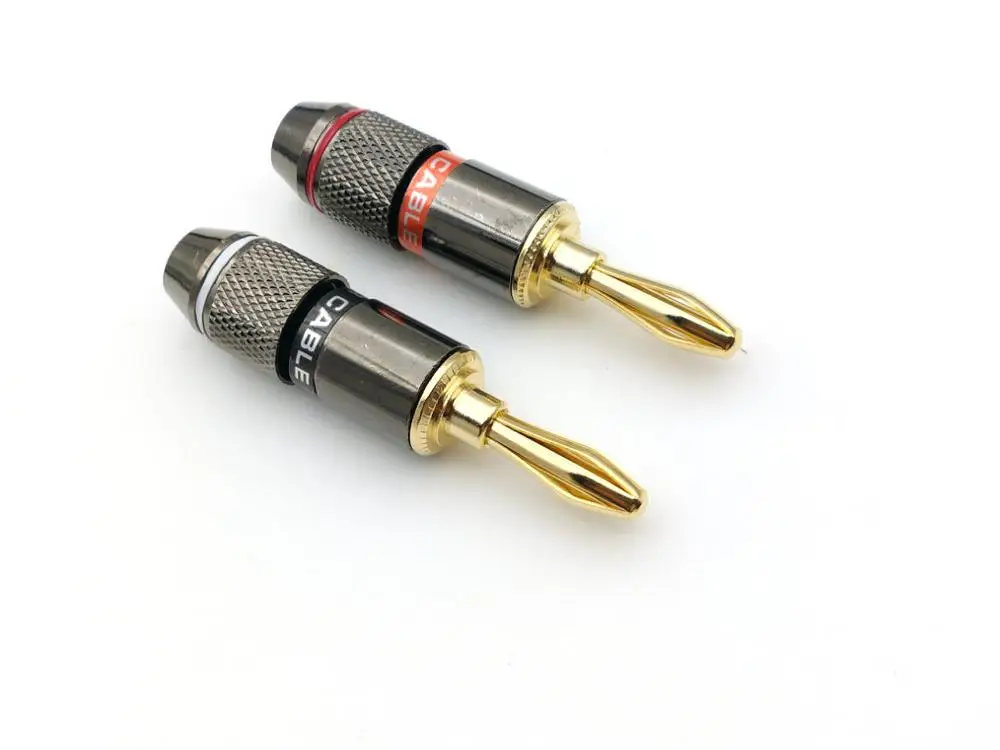 20pcs 24K Gold Plated Audio Speaker Wire Cable Banana Plug Connector Adapter | Обустройство дома