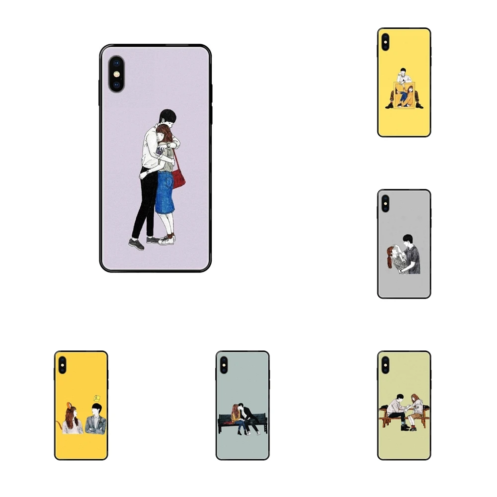 Для Xiaomi Mi Note A1 A2 A3 5 5s 6 8 9 10 SE Lite Pro Ultra Korea Cheese In The Trap Anime Choose Black Soft TPU Защитная кожа |