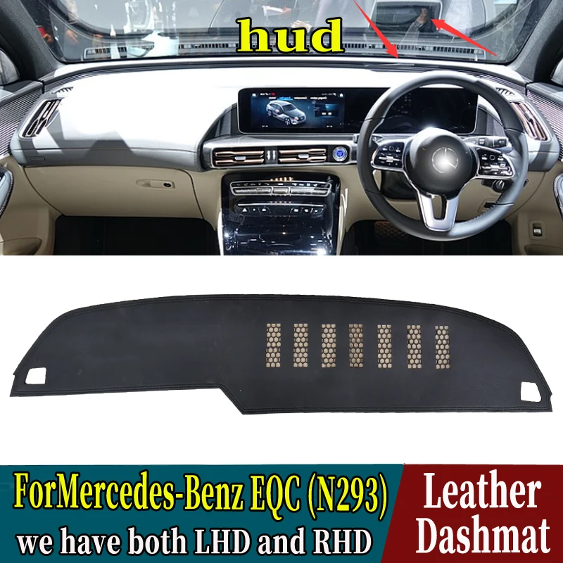 PU Leather Dashmat Dashboard Covers Pad Dash Mat Carpet Car-Styling  Accessories Custom For Mercedes-Benz EQC (N293) EQC400 AliExpress