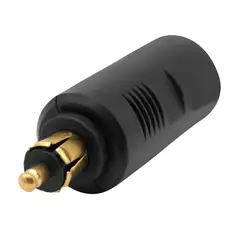Male DIN Plug To Female Standard Car Cigarette Lighter Socket Adapter Motorcycle DIN Plug European 12V Cigarette Lighter Adapter