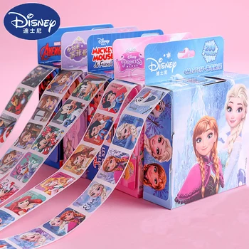 200Pcs/Box Disney Stickers Removable Cartoon Frozen Mickey Sofia Princess Sticker Kids Girl Children Teacher Reward Toys Gift 1