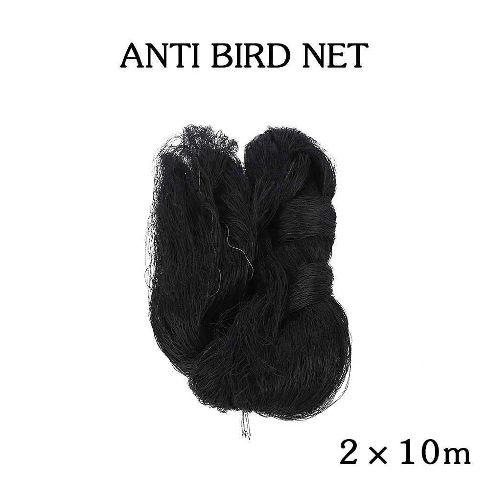 2X10m Птичья сетка устойчивая к птичьим сеткам прочная 5 модель нейлоновая черная ловушка для посадки вольера защита - Цвет: 2X10m
