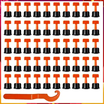 

Dropship 100Pcs Flat Ceramic Floor Wall Construction Tools Reusable Tile Leveling System Kittile Leveling System Kit For Tile