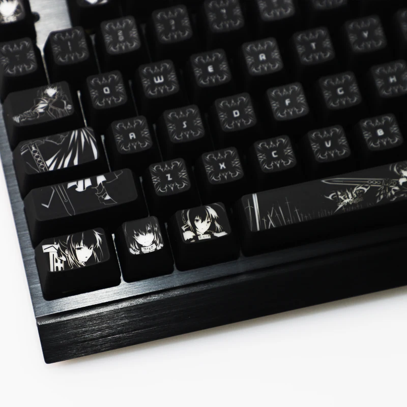 Keycap para Fate Chave para Corcair Conjunto High-end Backlit Sabre Teclado Mecânico Buraco Preto Revestimento K70 K95 Razer Cereja 1 Mod. 1267684 - Imagem 2