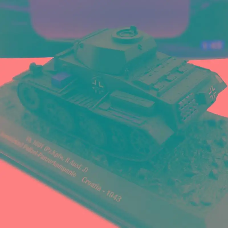 CROATIA VK 1601 PZ KPFW II AUSF J 13 VERSTARKTE POLIZEI-PANZERKOMPANIE 1/43 танк