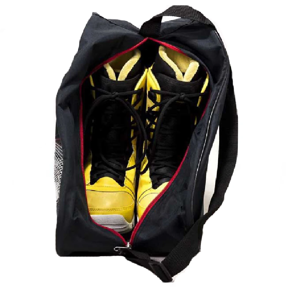 Outdoor Ski Boot Bag Ski Shoes Bags Snow Gear Bag Large Capacity Helmet Winter Skate Black Portable Carry Shoulder Bags 160813