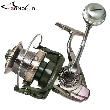 HOT OFFER ❤️ Big Fishing Reel 9000 -12000 Series Full Metal Spinning Reel 14+1BB Ball Bearings Fishing Reel 4.0:1 Spinning Reel Drag 25-30kg - discount item 40% OFF Sports & Entertainment