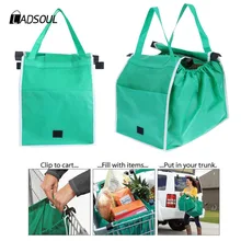 LADSOUL 1 шт. складная сумка для похода в магазин Экологичная многоразовая большая тележка для покупок в супермакете Большая вместительная сумка-тоут