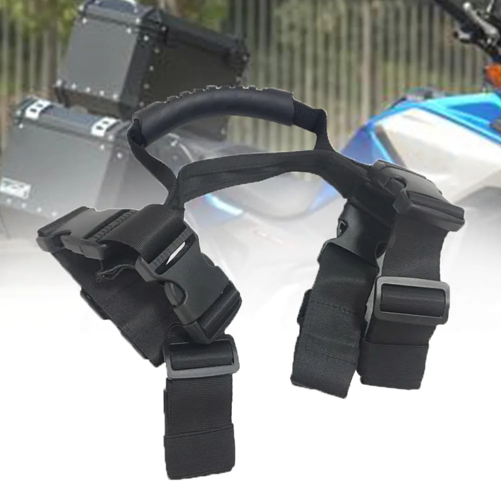

Wear Resistant With Handle Adjustable Non Slip Tie Up Rope Universal Motorcycle Side Box Polyester Detachable Buckle For BMW