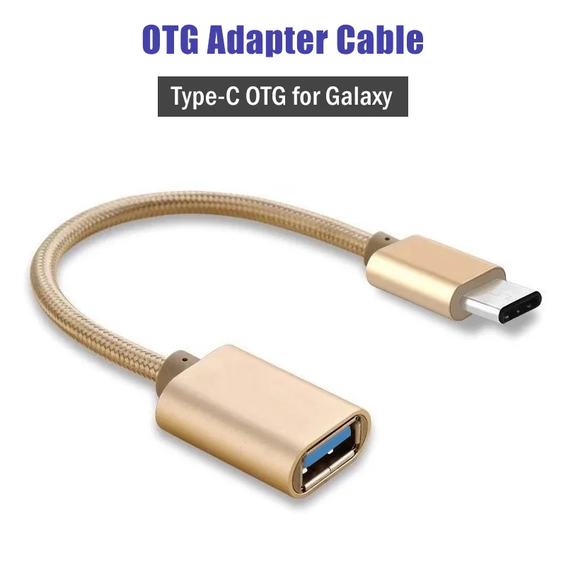 Кабель-адаптер USB к Type-C OTG для Samsung Galaxy A40 A50 A60 A70 A80 A50S A70S A31 A41 A51 A71 M30 M40 M31 конвертер C |