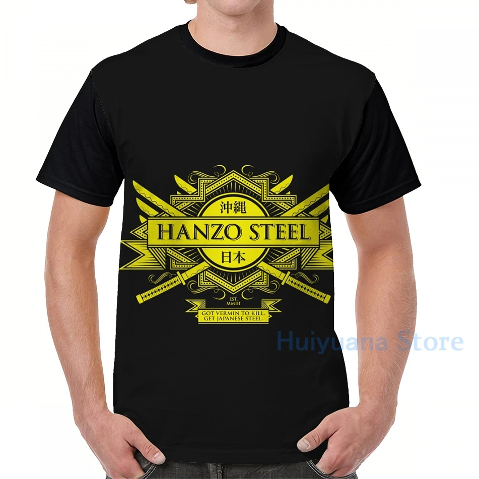 Футболка Hanzo со стальным графическим рисунком мужские топы футболка для женщин