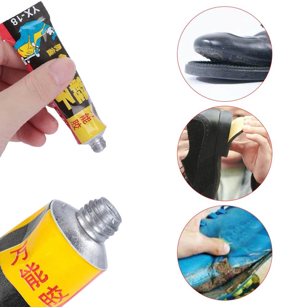 18ml Super Adhesive Repair Glue For Shoe Leather Rubber Canvas Tube Strong Bond Home Tools Shoes Repairing | Обустройство дома