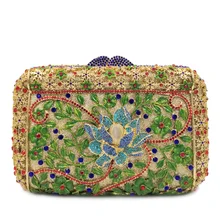 Новая Роскошная вечерняя сумочка в виде пчелы с полым пионом, косметичка для свадебной вечеринки